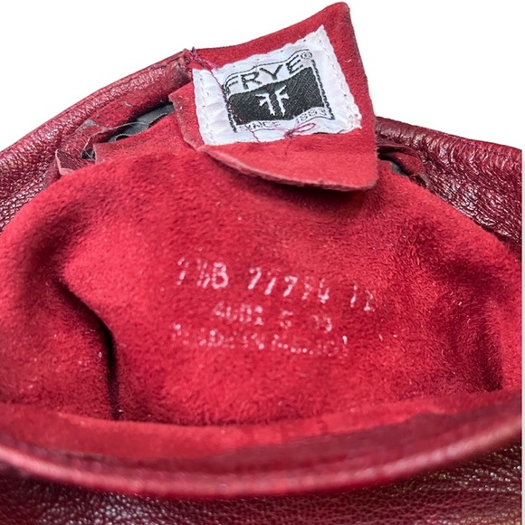 Frye Veronica Slouch Tall Boots in Oxblood Red, size 7.5 - Picture 13 of 13